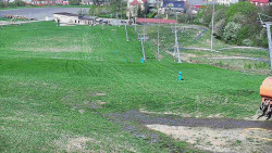 Horní část sjezdovky skiareálu Hlubočky