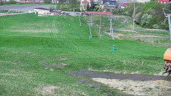 Horní část sjezdovky skiareálu Hlubočky