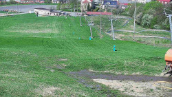 Horní část sjezdovky skiareálu Hlubočky