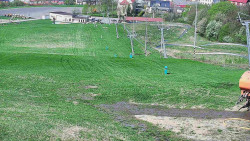 Horní část sjezdovky skiareálu Hlubočky