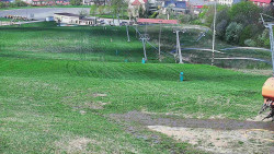 Horní část sjezdovky skiareálu Hlubočky