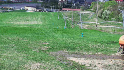 Horní část sjezdovky skiareálu Hlubočky