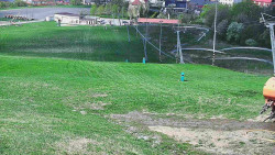 Horní část sjezdovky skiareálu Hlubočky