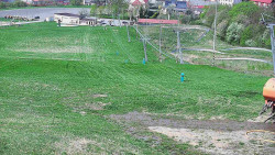 Horní část sjezdovky skiareálu Hlubočky