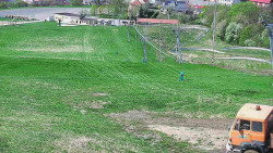 Horní část sjezdovky skiareálu Hlubočky