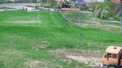 Horní část sjezdovky skiareálu Hlubočky