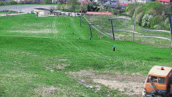 Horní část sjezdovky skiareálu Hlubočky