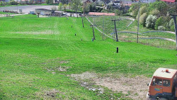 Horní část sjezdovky skiareálu Hlubočky