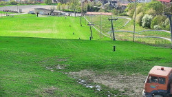 Horní část sjezdovky skiareálu Hlubočky