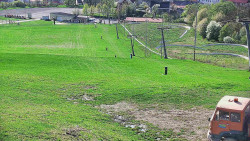 Horní část sjezdovky skiareálu Hlubočky