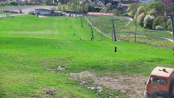 Horní část sjezdovky skiareálu Hlubočky