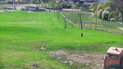 Horní část sjezdovky skiareálu Hlubočky