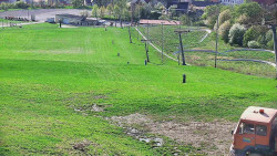 Horní část sjezdovky skiareálu Hlubočky