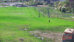 Horní část sjezdovky skiareálu Hlubočky