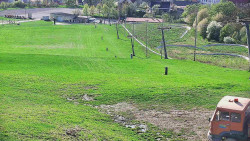 Horní část sjezdovky skiareálu Hlubočky