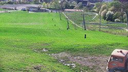 Horní část sjezdovky skiareálu Hlubočky