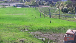 Horní část sjezdovky skiareálu Hlubočky