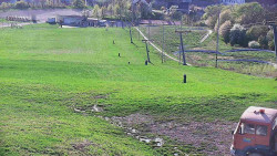 Horní část sjezdovky skiareálu Hlubočky