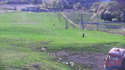 Horní část sjezdovky skiareálu Hlubočky