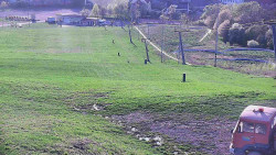 Horní část sjezdovky skiareálu Hlubočky