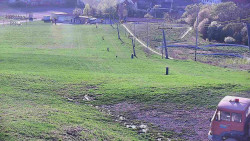 Horní část sjezdovky skiareálu Hlubočky