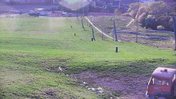 Horní část sjezdovky skiareálu Hlubočky