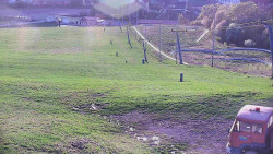 Horní část sjezdovky skiareálu Hlubočky