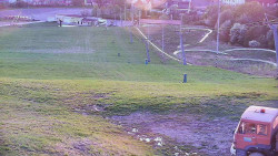 Horní část sjezdovky skiareálu Hlubočky