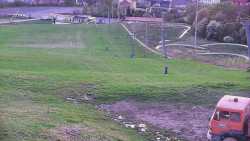 Horní část sjezdovky skiareálu Hlubočky