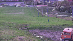 Horní část sjezdovky skiareálu Hlubočky