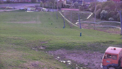 Horní část sjezdovky skiareálu Hlubočky