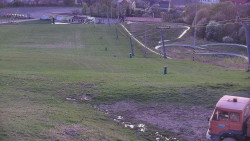 Horní část sjezdovky skiareálu Hlubočky