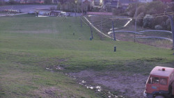 Horní část sjezdovky skiareálu Hlubočky