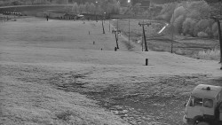 Horní část sjezdovky skiareálu Hlubočky