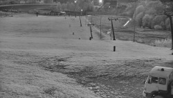 Horní část sjezdovky skiareálu Hlubočky