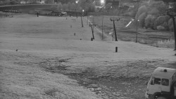 Horní část sjezdovky skiareálu Hlubočky