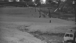 Horní část sjezdovky skiareálu Hlubočky