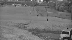 Horní část sjezdovky skiareálu Hlubočky