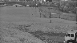 Horní část sjezdovky skiareálu Hlubočky