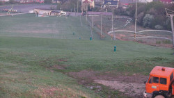 Horní část sjezdovky skiareálu Hlubočky