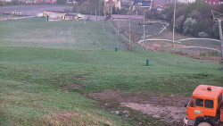 Horní část sjezdovky skiareálu Hlubočky