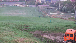 Horní část sjezdovky skiareálu Hlubočky