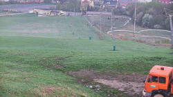 Horní část sjezdovky skiareálu Hlubočky