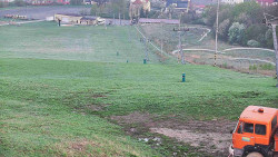 Horní část sjezdovky skiareálu Hlubočky