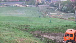 Horní část sjezdovky skiareálu Hlubočky