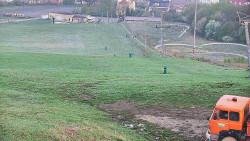 Horní část sjezdovky skiareálu Hlubočky