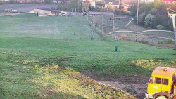 Horní část sjezdovky skiareálu Hlubočky