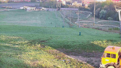 Horní část sjezdovky skiareálu Hlubočky