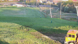 Horní část sjezdovky skiareálu Hlubočky