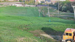 Horní část sjezdovky skiareálu Hlubočky